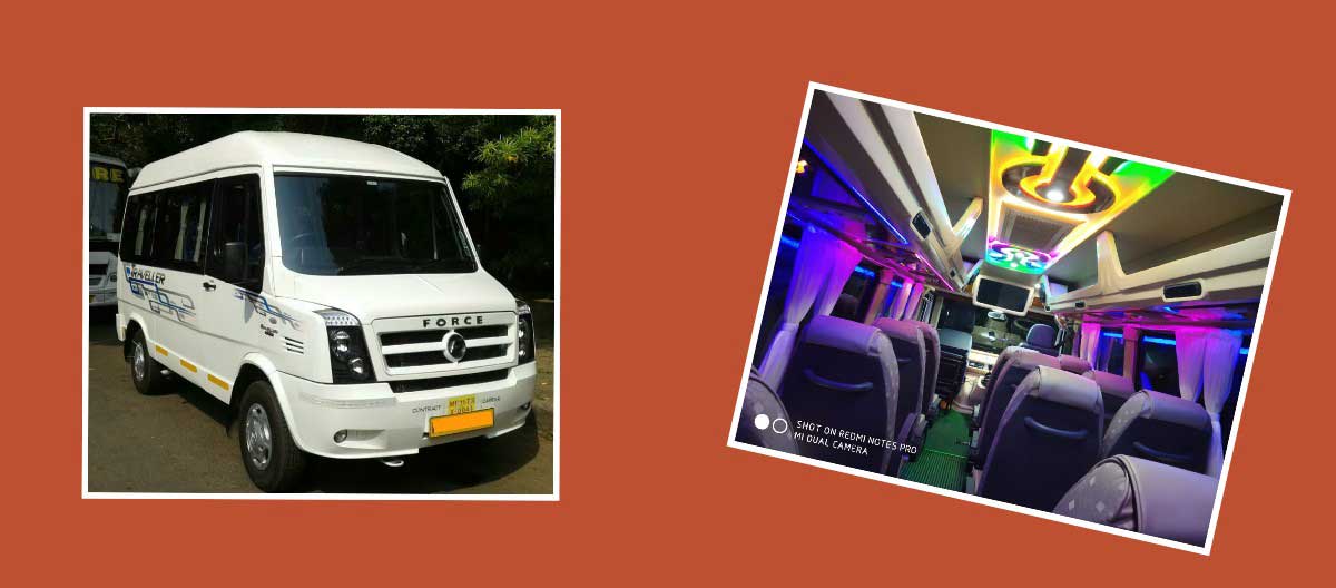 12 seater traveller rent in cochin
